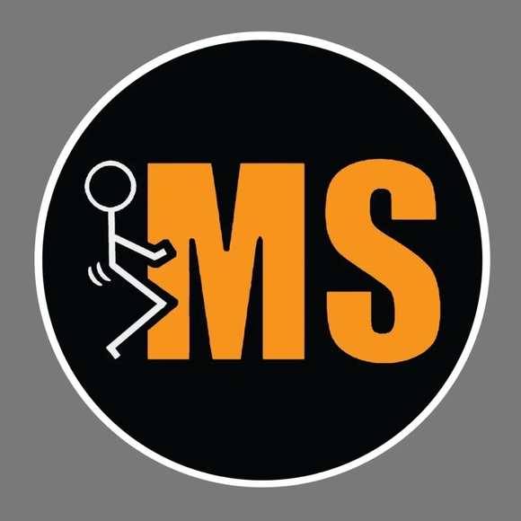 NIP NEW MS Multiple Sclerosis 4” Round Window / Bumper Sticker. 🧡 F*MS - Picture 1 of 1